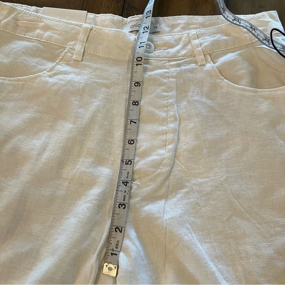 NWT Onia The Stretch Linen Men’s Traveler Short, White, size 30, Casual, Preppy - Picture 14 of 15